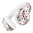 Red and Green Watercolor Dots over White Full-Body Skin Kit for the Beats by Dre Solo 3 Wireless Headphones