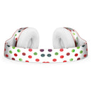 Red and Green Watercolor Dots over White Full-Body Skin Kit for the Beats by Dre Solo 3 Wireless Headphones