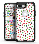 Red and Green Watercolor Dots over White - iPhone 7 Plus/8 Plus OtterBox Case & Skin Kits