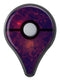 Red and Purple Geometric Triangles Pokémon GO Plus Vinyl Protective Decal Skin Kit