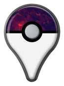 Red and Purple Geometric Triangles Pokémon GO Plus Vinyl Protective Decal Skin Kit