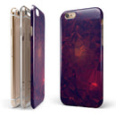 Red and Purple Geometric Triangles iPhone 6/6s or 6/6s Plus 2-Piece Hybrid INK-Fuzed Case