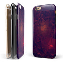Red and Purple Geometric Triangles iPhone 6/6s or 6/6s Plus 2-Piece Hybrid INK-Fuzed Case