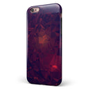 Red and Purple Geometric Triangles iPhone 6/6s or 6/6s Plus 2-Piece Hybrid INK-Fuzed Case