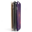 Red and Purple Geometric Triangles iPhone 6/6s or 6/6s Plus 2-Piece Hybrid INK-Fuzed Case
