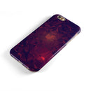Red and Purple Geometric Triangles iPhone 6/6s or 6/6s Plus 2-Piece Hybrid INK-Fuzed Case
