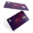 Red and Purple Geometric Triangles - Premium Protective Decal Skin-Kit for the Apple Credit Card