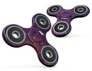 Red and Purple Geometric Triangles Full-Body Fidget Spinner Skin-Kit