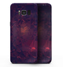 Red and Purple Geometric Triangles - Samsung Galaxy S8 Full-Body Skin Kit