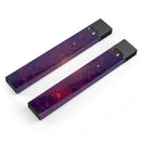 Red and Purple Geometric Triangles - Premium Decal Protective Skin-Wrap Sticker compatible with the Juul Labs vaping device