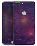 Red and Purple Geometric Triangles - Skin-kit for the iPhone 8 or 8 Plus