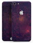Red and Purple Geometric Triangles - Skin-kit for the iPhone 8 or 8 Plus