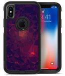 Red and Purple Geometric Triangles - iPhone X OtterBox Case & Skin Kits