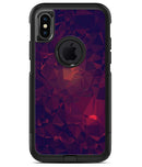Red and Purple Geometric Triangles - iPhone X OtterBox Case & Skin Kits