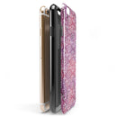 Red and Purple Paint Mix with White Snowflakes iPhone 6/6s or 6/6s Plus 2-Piece Hybrid INK-Fuzed Case