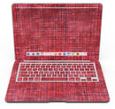 Red and Purple Watercolor Cross Hatch - MacBook Air Skin Kit
