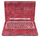 Red and Purple Watercolor Cross Hatch - MacBook Air Skin Kit