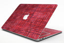 Red and Purple Watercolor Cross Hatch - MacBook Air Skin Kit