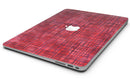 Red and Purple Watercolor Cross Hatch - MacBook Air Skin Kit