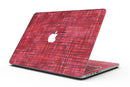 Red and Purple Watercolor Cross Hatch - MacBook Pro with Retina Display Full-Coverage Skin Kit