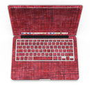 Red and Purple Watercolor Cross Hatch - MacBook Pro with Retina Display Full-Coverage Skin Kit
