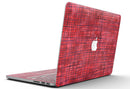 Red and Purple Watercolor Cross Hatch - MacBook Pro with Retina Display Full-Coverage Skin Kit