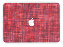 Red and Purple Watercolor Cross Hatch - MacBook Pro with Retina Display Full-Coverage Skin Kit