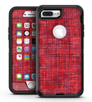 Red and Purple Watercolor Cross Hatch - iPhone 7 Plus/8 Plus OtterBox Case & Skin Kits