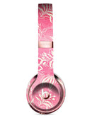 Red and White Floral Damask Pattern Full-Body Skin Kit for the Beats by Dre Solo 3 Wireless Headphones