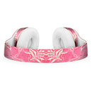 Red and White Floral Damask Pattern Full-Body Skin Kit for the Beats by Dre Solo 3 Wireless Headphones