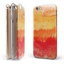 Red v3 Absorbed Watercolor Texture iPhone 6/6s or 6/6s Plus 2-Piece Hybrid INK-Fuzed Case