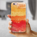 Red v3 Absorbed Watercolor Texture iPhone 6/6s or 6/6s Plus 2-Piece Hybrid INK-Fuzed Case