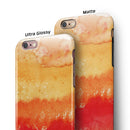 Red v3 Absorbed Watercolor Texture iPhone 6/6s or 6/6s Plus 2-Piece Hybrid INK-Fuzed Case