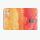 Red v3 Absorbed Watercolor Texture - Premium Protective Decal Skin-Kit for the Apple Credit Card