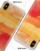 Red v3 Absorbed Watercolor Texture - iPhone X Clipit Case