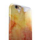 Redish Blotted WaterColor Texture iPhone 6/6s or 6/6s Plus 2-Piece Hybrid INK-Fuzed Case