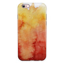 Redish Blotted WaterColor Texture iPhone 6/6s or 6/6s Plus 2-Piece Hybrid INK-Fuzed Case