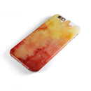 Redish Blotted WaterColor Texture iPhone 6/6s or 6/6s Plus 2-Piece Hybrid INK-Fuzed Case