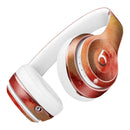 Redish Blotted WaterColor Texture Full-Body Skin Kit for the Beats by Dre Solo 3 Wireless Headphones