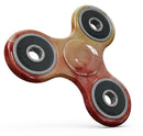 Redish Blotted WaterColor Texture Full-Body Fidget Spinner Skin-Kit