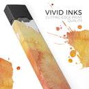 Redish Blotted WaterColor Texture - Premium Decal Protective Skin-Wrap Sticker compatible with the Juul Labs vaping device