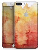 Redish Blotted WaterColor Texture - Skin-kit for the iPhone 8 or 8 Plus