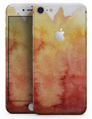 Redish Blotted WaterColor Texture - Skin-kit for the iPhone 8 or 8 Plus