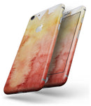 Redish Blotted WaterColor Texture - Skin-kit for the iPhone 8 or 8 Plus