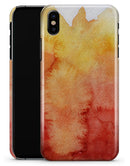 Redish Blotted WaterColor Texture - iPhone X Clipit Case