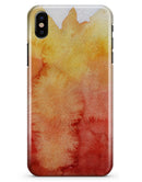 Redish Blotted WaterColor Texture - iPhone X Clipit Case