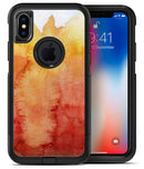 Redish Blotted WaterColor Texture - iPhone X OtterBox Case & Skin Kits