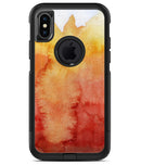 Redish Blotted WaterColor Texture - iPhone X OtterBox Case & Skin Kits