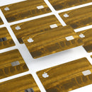 Resting Golden Sediment - Premium Protective Decal Skin-Kit for the Apple Credit Card