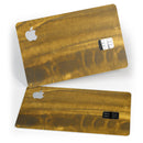 Resting Golden Sediment - Premium Protective Decal Skin-Kit for the Apple Credit Card